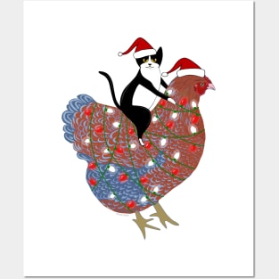 Meowy Chickenmas Posters and Art